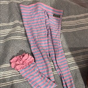 Matilda Jane Pink and Blue Striped leggings